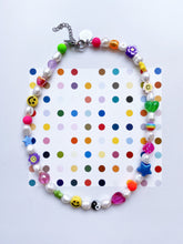 Load image into Gallery viewer, The NNENNA Pearl rainbow Choker - Blackcurrant Pop
