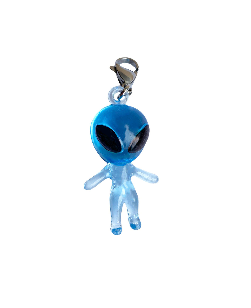 90's Blue Alien Charm