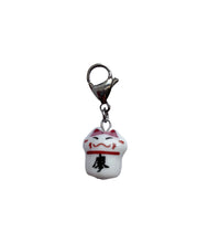 Load image into Gallery viewer, Ceramic Happy Cat Charm - Blackcurrant Pop
