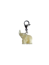 Load image into Gallery viewer, Ivory (faux) Elephant - Blackcurrant Pop
