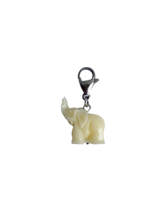 Ivory (faux) Elephant - Blackcurrant Pop