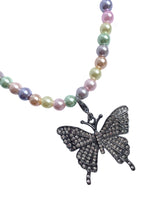 Load image into Gallery viewer, Y2K Embellished Butterfly Charm - Blackcurrant Pop
