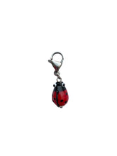 Load image into Gallery viewer, Glass Ladybug Charm
