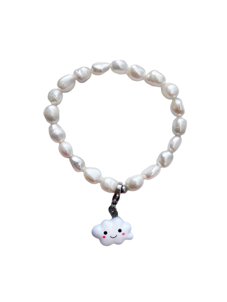 Fluffy cloud Pearl Bracelet